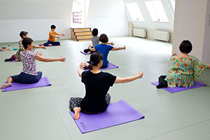 マットカキラ レッスン風景